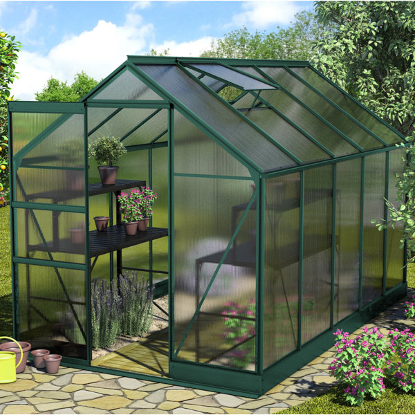 Garten Living 195 cm x 323 cm Gewächshaus Frostley | Wayfair.de